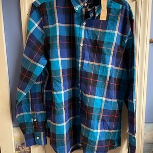 MENS AMERICAN EAGLE LONG SLEEVE BUTTON DOWN SHIRT NEW